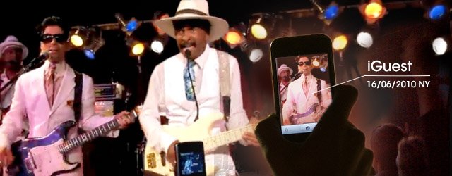 Prince rejoint Larry Graham sur scène
